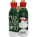 "Tis The Season To Get Tipsy" Bottle Sock #100-S176