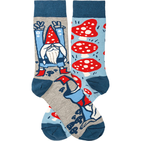Gnomes And Mushrooms Socks #100-S100