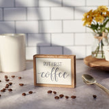 "But First Coffee" Box Sign Mini #100-1570
