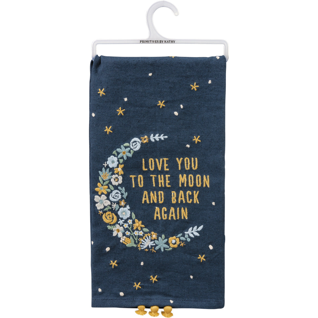 "Love You To The Moon And Back" Kitchen Towel #100-S261