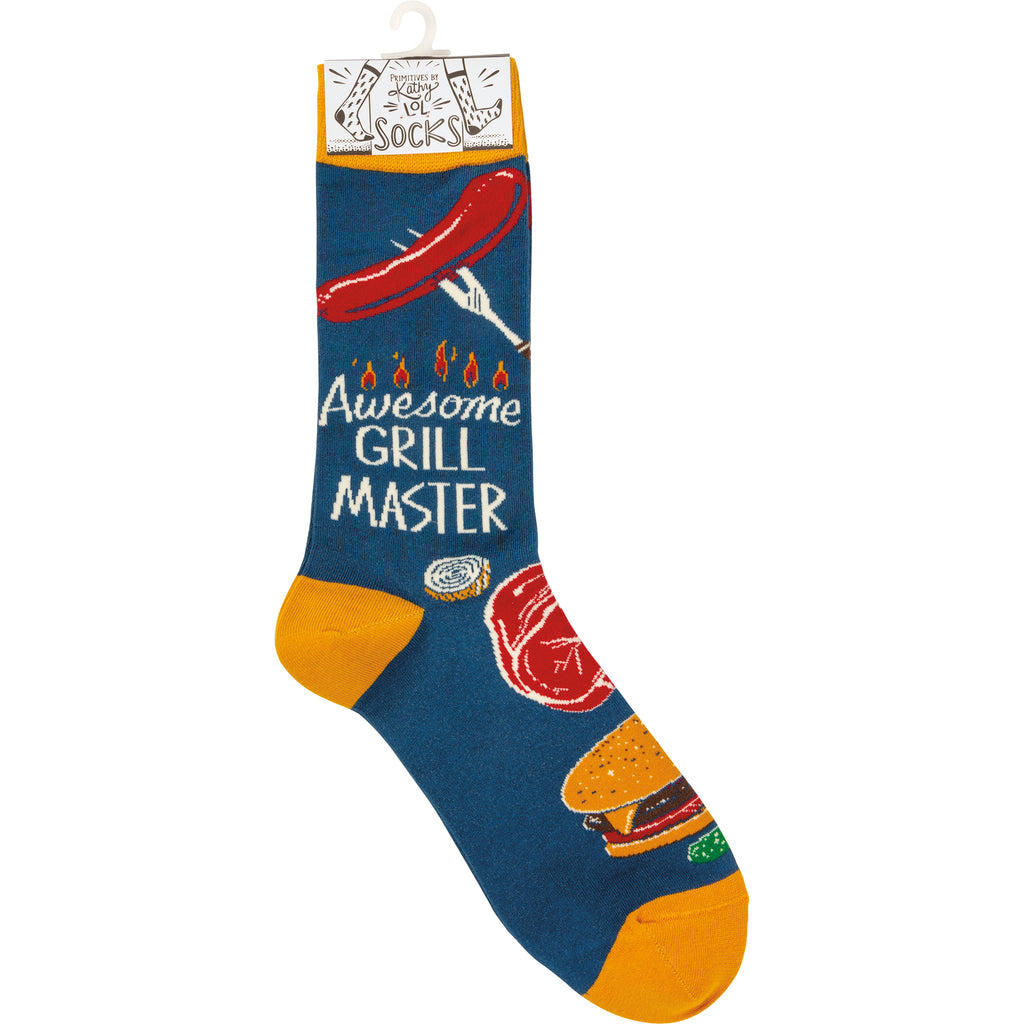 "Awesome Grill Master" Socks #100-S316