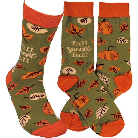 "Fall Sweet Fall" Socks #100-S399
