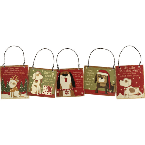 Sassy Dogs Ornament Set #100-C242