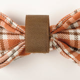 Fall Plaid Pet Bow Tie for Thanksgiving and Halloween #100-H157