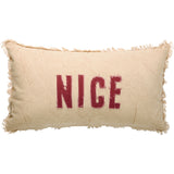 "Naughty Nice" Pillow #100-B158