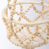 Medium Plant Hanger- Wood Bead #1709