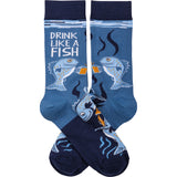 Socks "Drink Like A Fish" #100-S299