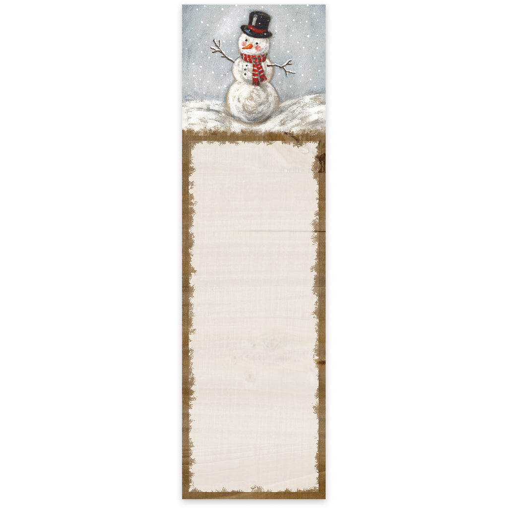 Snowman List Pad #100-C198