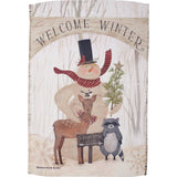 "Welcome Winter" Garden Flag #100-S553