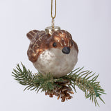 Partridge Glass Christmas Ornament #100-C227