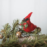 Cardinal Critter with Christmas Wreath #100-C254