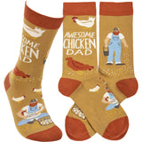 "Awesome Chicken Dad" Socks #100-S318