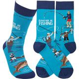 "I'd Rather be Fishing" Socks #100-S321
