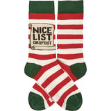 "Nice List Dropout" Socks #100-S451