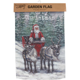 "Santa's Sleigh" Garden Flag #100-S551