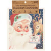 Retro Santa Claus Swedish Dishcloth Set #C287