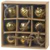 Glass Antique Gold Ornament Set #C291