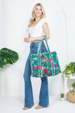 Quilted Tote Bag- Bird
