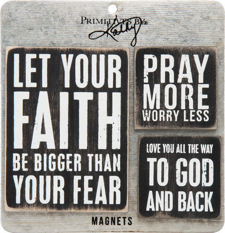 "Faith" Magnet Set of 3 #100-1565