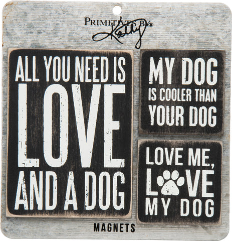 "My Dog is Cooler Than Yours" Dog Magnet Set #100-1561