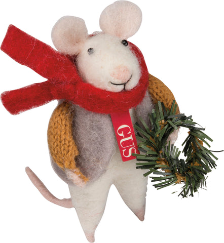 "Gus" Mouse Christmas Critter #100-C252