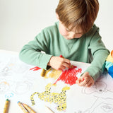 Elsewhere Unplug Coloring Scroll Jungle Theme