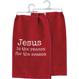 "Jesus Is The Reason For The Season" Christmas Kitchen Towel #100-S514