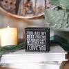 Box Sign- I Love You #1739