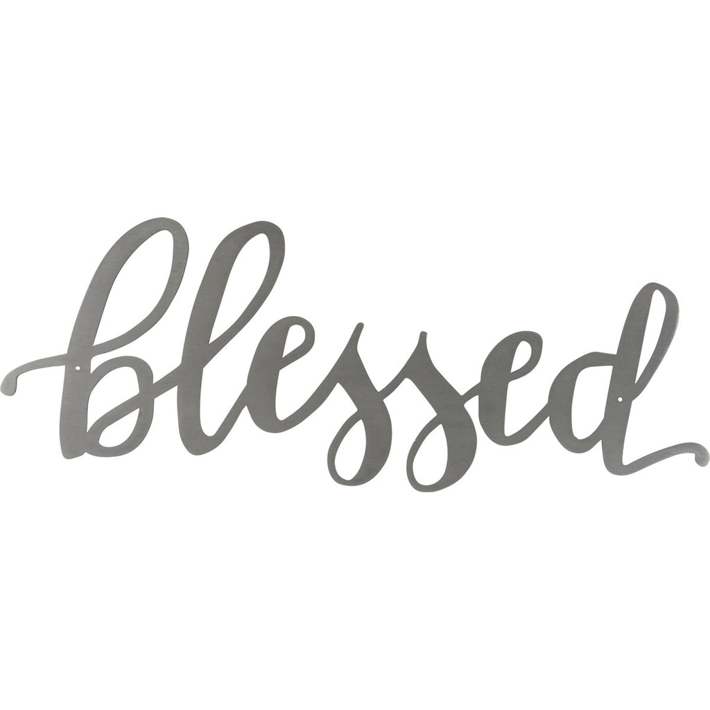 METAL WORD- BLESSED #1648