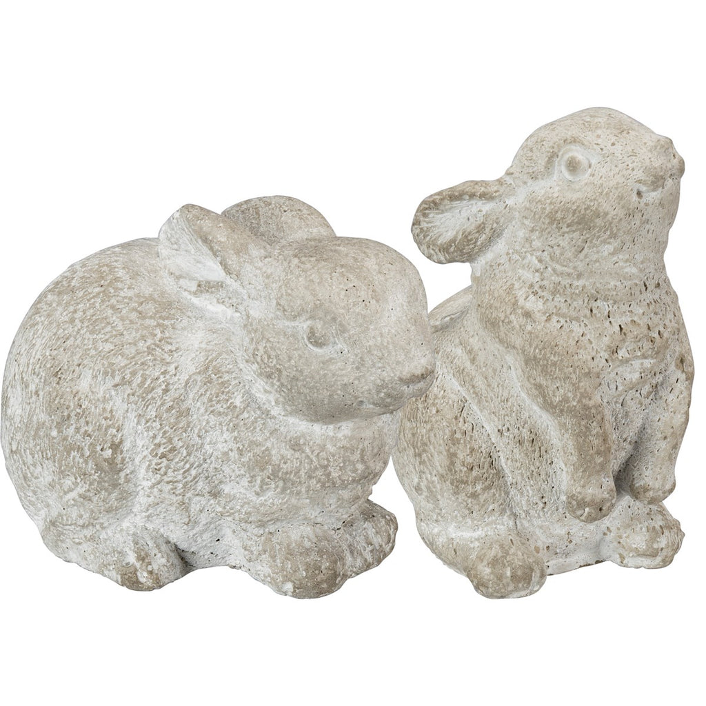 CEMENT BUNNY SET- SMALL #38943