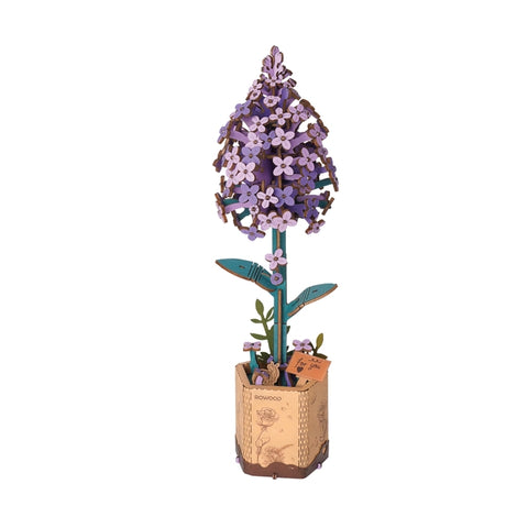 3D Flower Puzzle Lilac