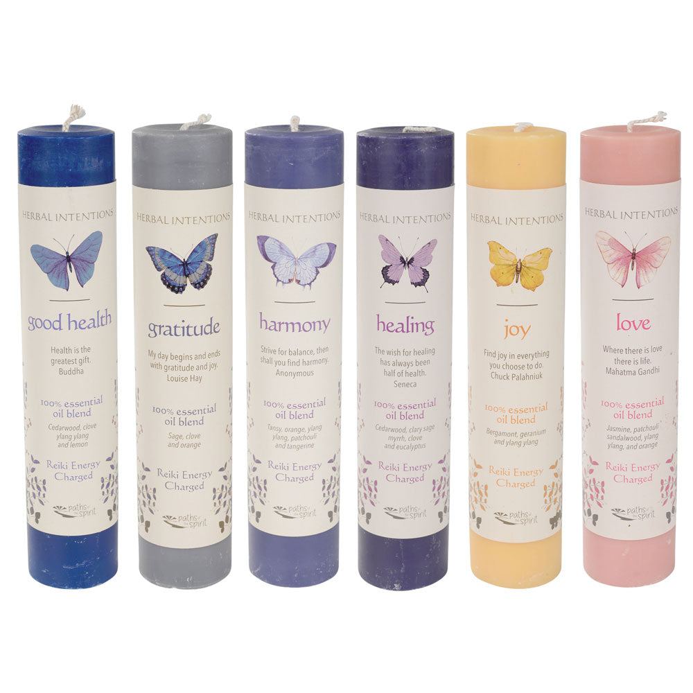 Hippie Herbal Intention Candle Love