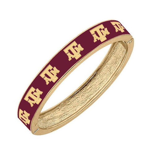 Texas A&M Logo Hinge Bracelet