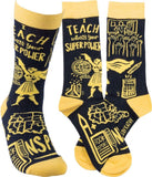 Socks "I Teach" #100-S117