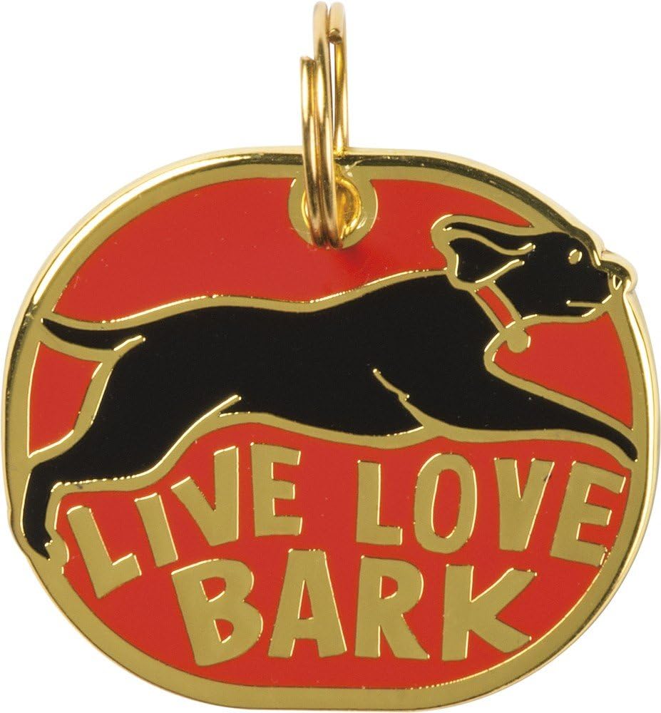 Pet Collar Charm "Live Love Bark" #100-1212