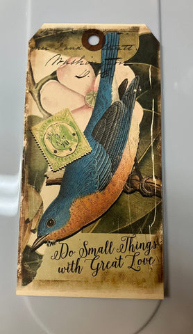 In the Land of Elsewhere Luggage Tag "Do Small Things With Great Love"