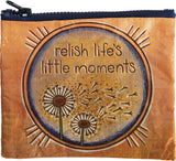 "Relish Life's Little Moments" Mini Zipper Bag #100-1328