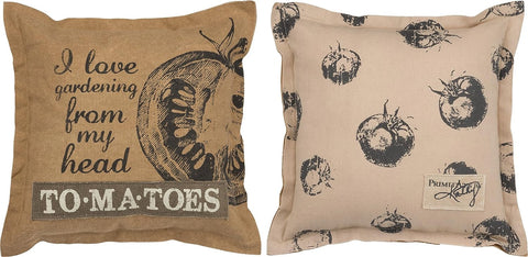 Pillow "I Love Gardening To-Ma-Toes" #100-B105