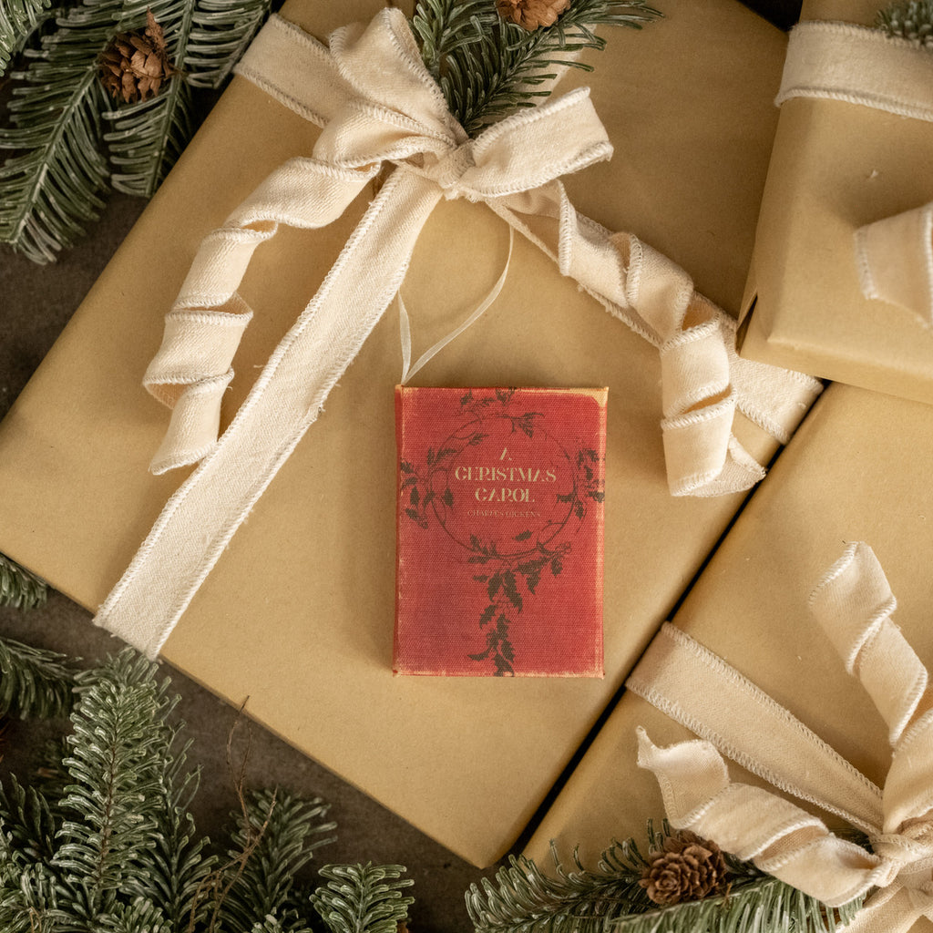 Christmas Ornament- A Christmas Carol Journal Ornament
