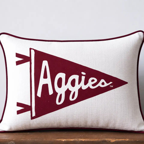 Texas A&M Aggies Pennant Pillow