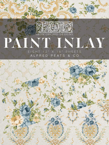 IOD Paint Inlay Alfred Peats & Co 12x16" 8 Pages by Iron Orchid Designs