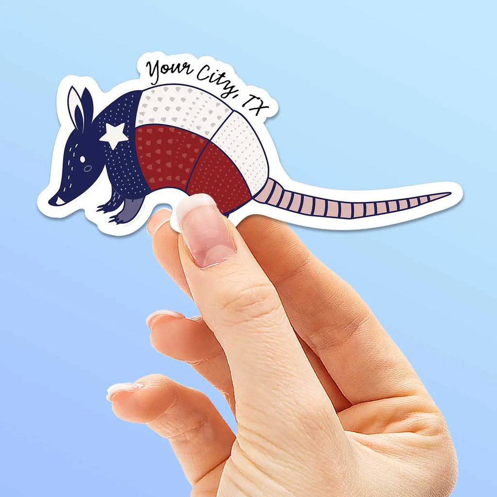 Sentinel Sticker Bryan Tx Armadillo
