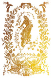 IOD Decor Gilded Foil Transfer Athenaeum 8x12" 8 Sheets Pad by Iron Orchid Designs