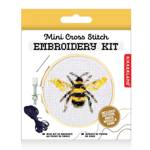 Cross Stitch Embroidery Kit Bee