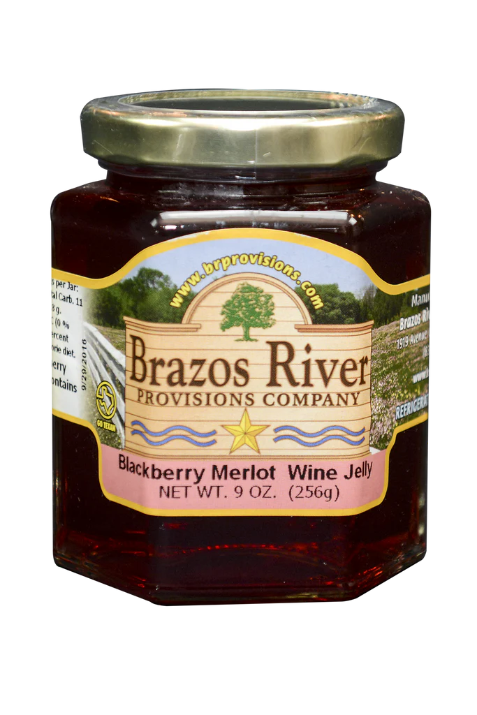 Brazos River Provisions Blackberry Merlot Wine Jelly