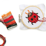 Cross Stitch Embroidery Kit Ladybug