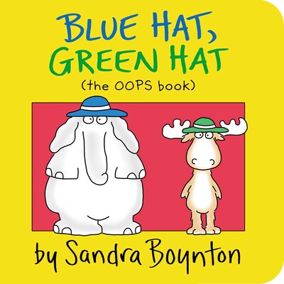 Sandra Boynton Blue Hat Green Hat Sturdy Board Book