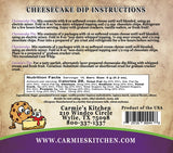 Carmie's Kitchen Chocolate Chip Cookie Dough Cheesecake Dip Mix