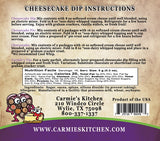 Carmie's Kitchen Chocolate Lover's Cheesecake Dip Mix