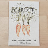 MIGardener Seeds Carrot Danvers 126 Homestead Collection